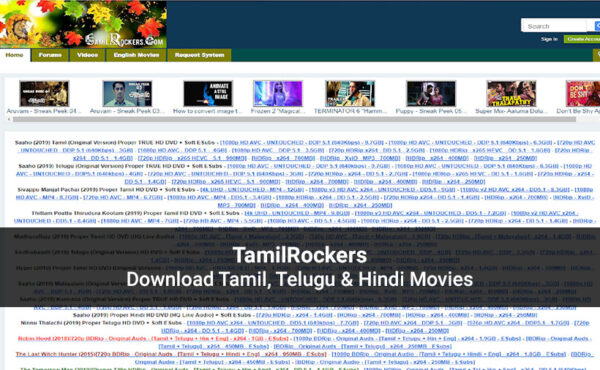 TamilRockers Latest Tamil, Telugu & Hindi Movies To Watch in 2020 – Is It Legal